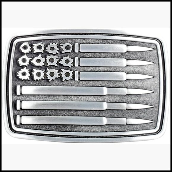 United States Flag Belt Buckle for Western Cowboy Motorcyclist main image 5